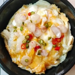 ข้าวไข่ขยี่พริกน้ำปลา