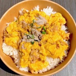 ข้าวไข่ข้น + หมูสับ