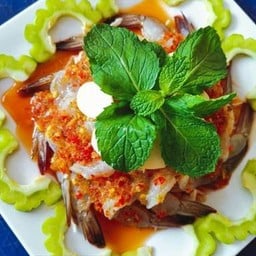 กุ้งแช่น้ำปลา