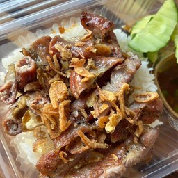 คอหมูย่าง+ไส้ย่าง