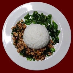 กะเพราล้วน หมู่บ้านชลลดา