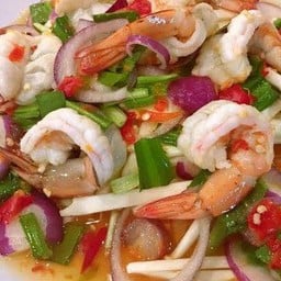 ยำกุ้งสุก