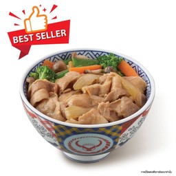 ข้าวหน้าหมูและผัก (ขนาดR)