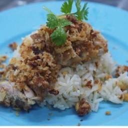 ข้าวมันไก่ทอด