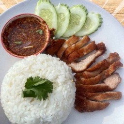 ข้าวหมูทอดนมสด