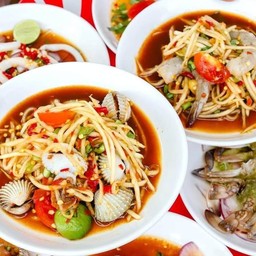 ตำกุ้งสด