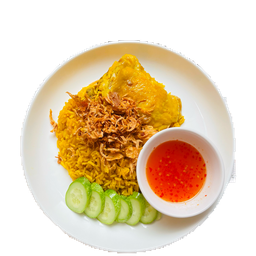 ข้าวหมกไก่หมก (ไก่ต้ม)