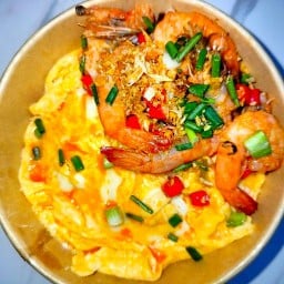 ไข่กะข้าว ข้าวไข่ข้น กะเพรา ยำปลากระป๋อง พิมลราช