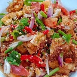 ยำไข่ดาวเป็นกับ