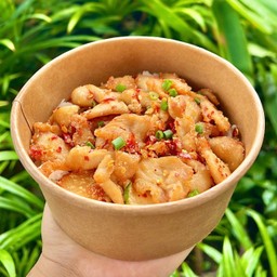 ข้าวอกไก่คั่วพริกเกลือ