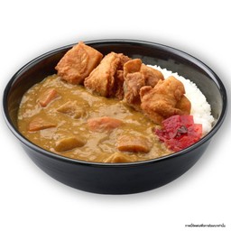 ข้าวหน้าแกงกะหรี่ไก่คาราอาเกะ (รสกลมกล่อม)
