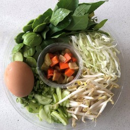 ชุดผักน้ำยาปูภูเก็ต