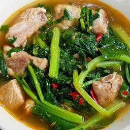 แกงผักกาดใส่หมู ใส่มะแขว่นแบบเหนือๆจ้าว