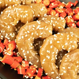 (กระปุกใหญ่) กุ้งดอง(ซอสโคชูจัง) 10ตัว กุ้งกรอบๆ เด้งๆ รสชาติใหม่ในราคาเดิม