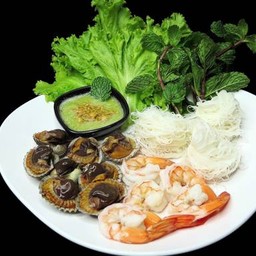 เมี่ยงหอยแครงกุ้งสุก