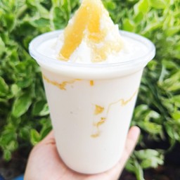 นมหมีปั่น น้ำผึ้ง