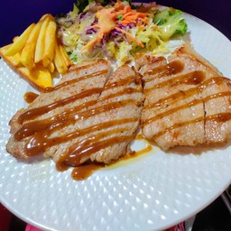 สเต็กหมู (ใหญ่)