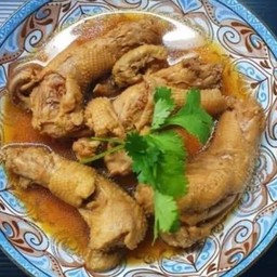 ต้มเค็มคอไก่ย่าง