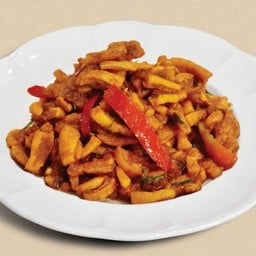 กากหมูผัดพริกขิง