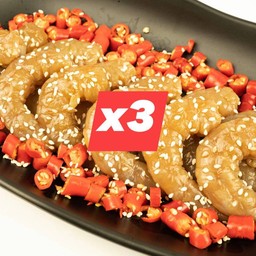 x3 (กระปุกใหญ่) กุ้งดองซีอิ๊วเกาหลี น้ำจิ้มซีฟู๊ดรสเด็ด -แถมวาซาบิ เพื่อเพิ่มความแซ่บ