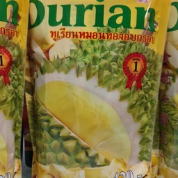 ทุเรียน 100% อบชิ้นสี่เหลี่ยม 210 กรัม