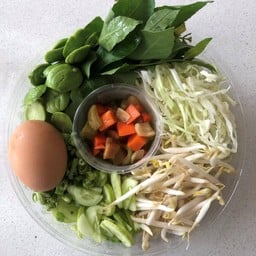 ชุดผักน้ำยาปูภูเก็ต