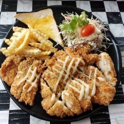 สเต็กไก่ทอด