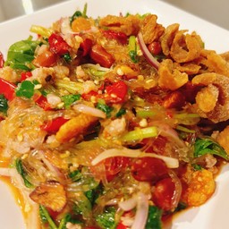 ยำวุ้นเส้นหมูสับ