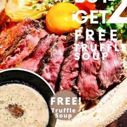 🎉Pro 2 แถม 1 / ข้าวหน้าเนื้อ 2 แถมฟรี! ซุปเห็ดทรัฟเฟิล