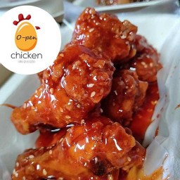 ไก่ทอดเกาหลี อาหารเกาหลี by Open chicken(ซอยบ้านใหญ่) ไก่ทอดเกาหลี ต๊อกบองกิ คิมมารี