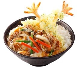 ข้าวหน้ากุ้งเทมปุระ