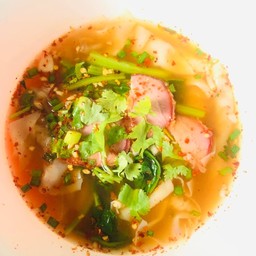ร้านเฮียหลี  ข้าวหมูแดง ตลาดพลู.
