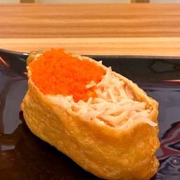 เต้าหู้ทอดสลัดปูอัดไข่กุ้งส้ม