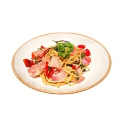 สปาเก็ตตี้ผัดเบคอน