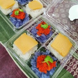 ข้าวเหนียวหน้ารวม (หน้าสังขยาและหน้ากุ้งโบราณ)