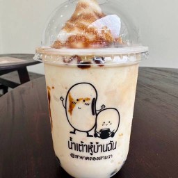 น้ำเต้าหู้ปั่นเฉาก๊วยลาวา-ทรงเครื่อง