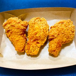 ปีกไก่กรอบ รสบาร์บีคิว  3 ชิ้น