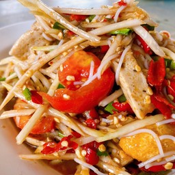 ตำซั่วหมูยอ