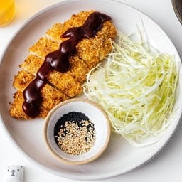 ไก่ทอด + ซอสทงคัตสึ (เเยก)