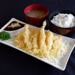 Ebi Tempura Don ข้าวกุ้งทอด พร้อมซุป