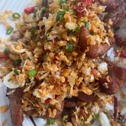 คั่วพริกหมูเค็ม(กับข้าว)