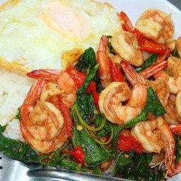 กระเพรากุ้ง