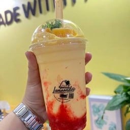 มะม่วงปั่น + ซอสสตอเบอรี่