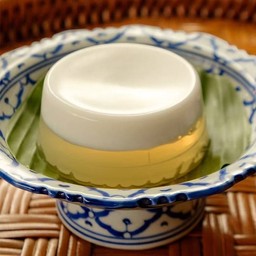 วุ้นกะทิสด - แบบกลม (สูตรหวานน้อย)