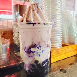 บลูเบอรี่นมสดปั่น