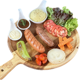 ไส้กรอกเยอรมัน+พริกไทยดำ