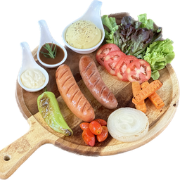 ไส้กรอกเยอรมัน+รมควัน