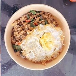 ข้าวราดกระเพราหมูสับ