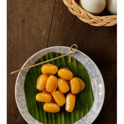 เม็ดขนุน (ไร้แป้ง ไส้ถั่วนุ่ม) สูตรหวานน้อย