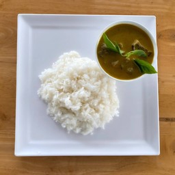 ข้าว+แกงเขียวหวานเนื้อ KB+KWN